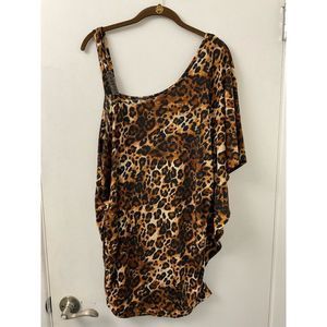 Destiny Gold Animal Print Top